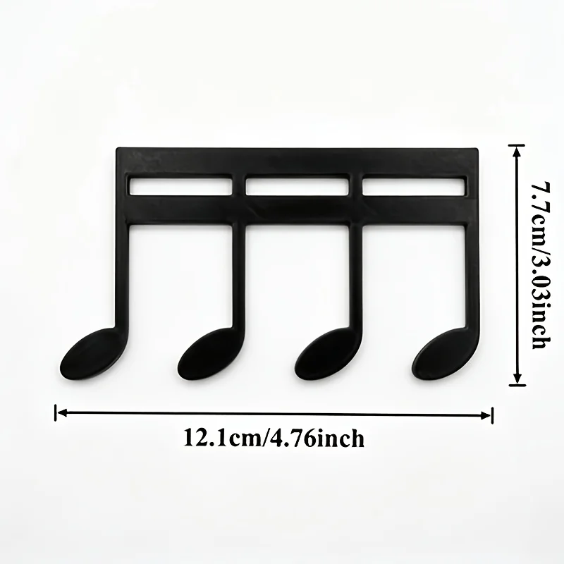 1 3D-Printed Sheet Music Holder, Suitable for Piano, Guitar, and Violin—Large Capacity Sheet Music Holder That Securely Holds Sheet Music for Easy Reading, the Perfect Gift for Music Enthusiasts