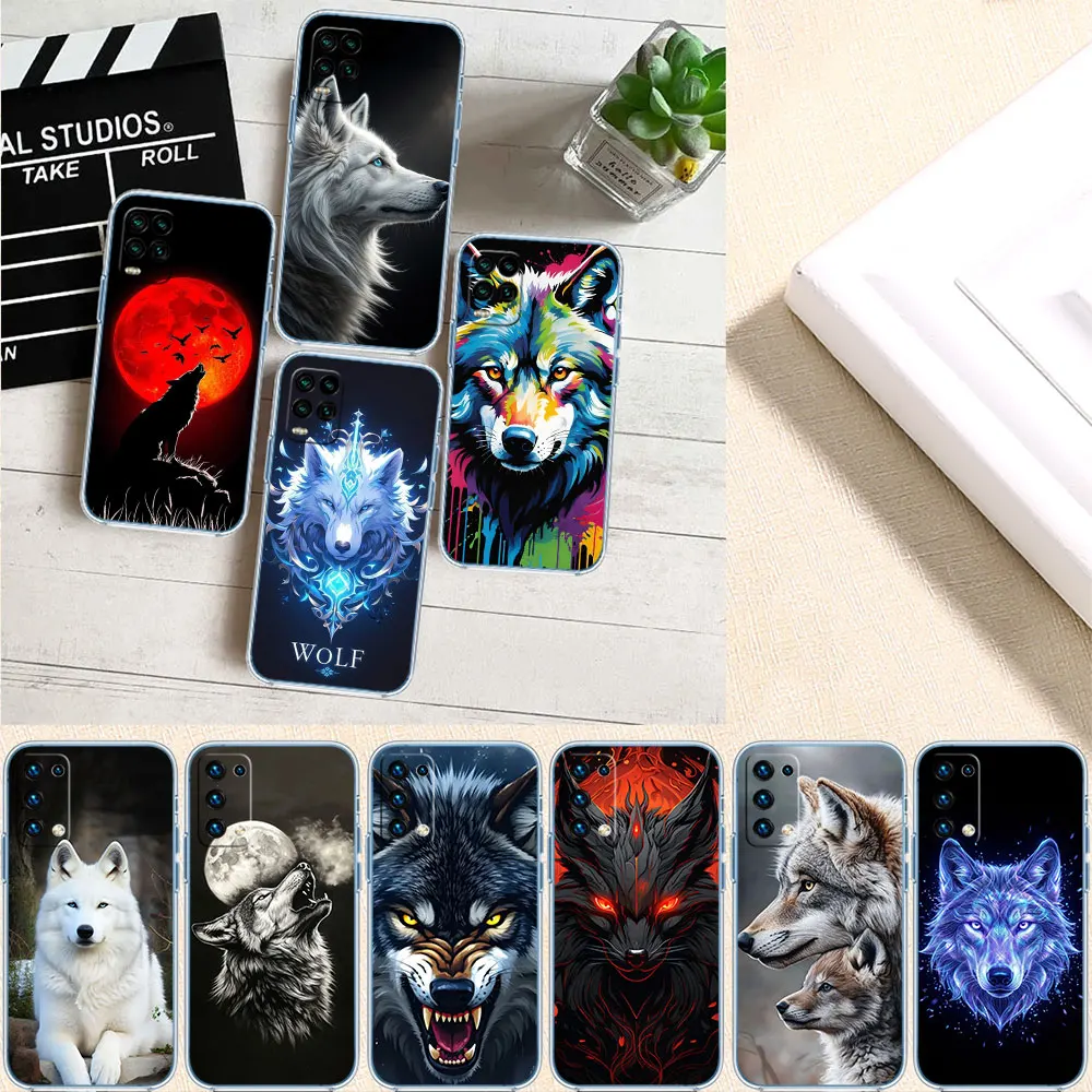 VY7 Animal Wolf Phone Case for Motorola Moto G10 G20 G30 G31 G32 G34 G35 G41 G42 G50 G51 G52 G55 G60 G60S G62 G71 G72 G75