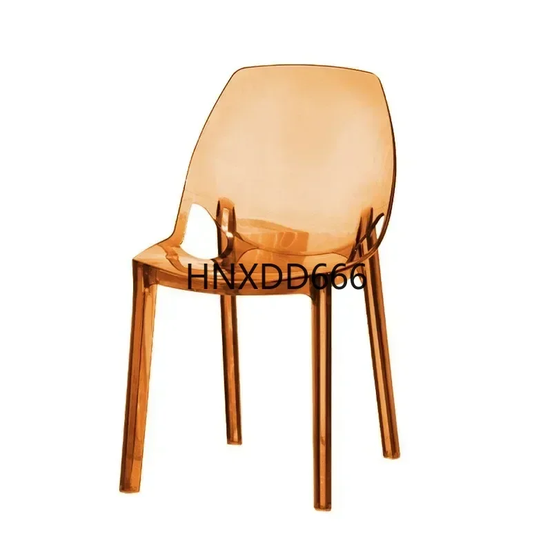 Acrylic Transparent Chair Plastic Stool Crystal Stool Devil Ghost Chair Nordic Dining Chair Makeup