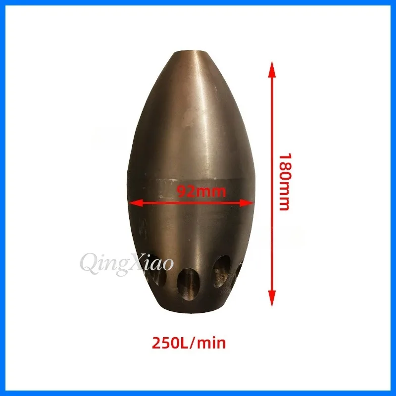 Sewage Suction Truck Quenched 5KG Wear Resistant Blast Honey Tank Sewer Rat Replacement Parts For Pipeline Washing Equipment