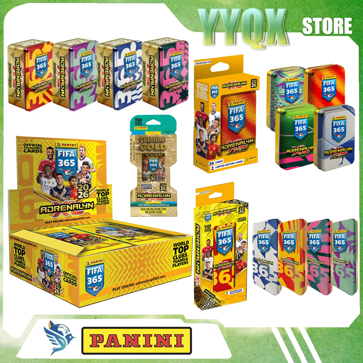 Panini 2026 FIFA 365 Tarjeta Coleccionable Mundial de Fútbol Colección Periférica Partido Oficial Regalo Sorpresa Raro Como un Juguete Conmemorativo