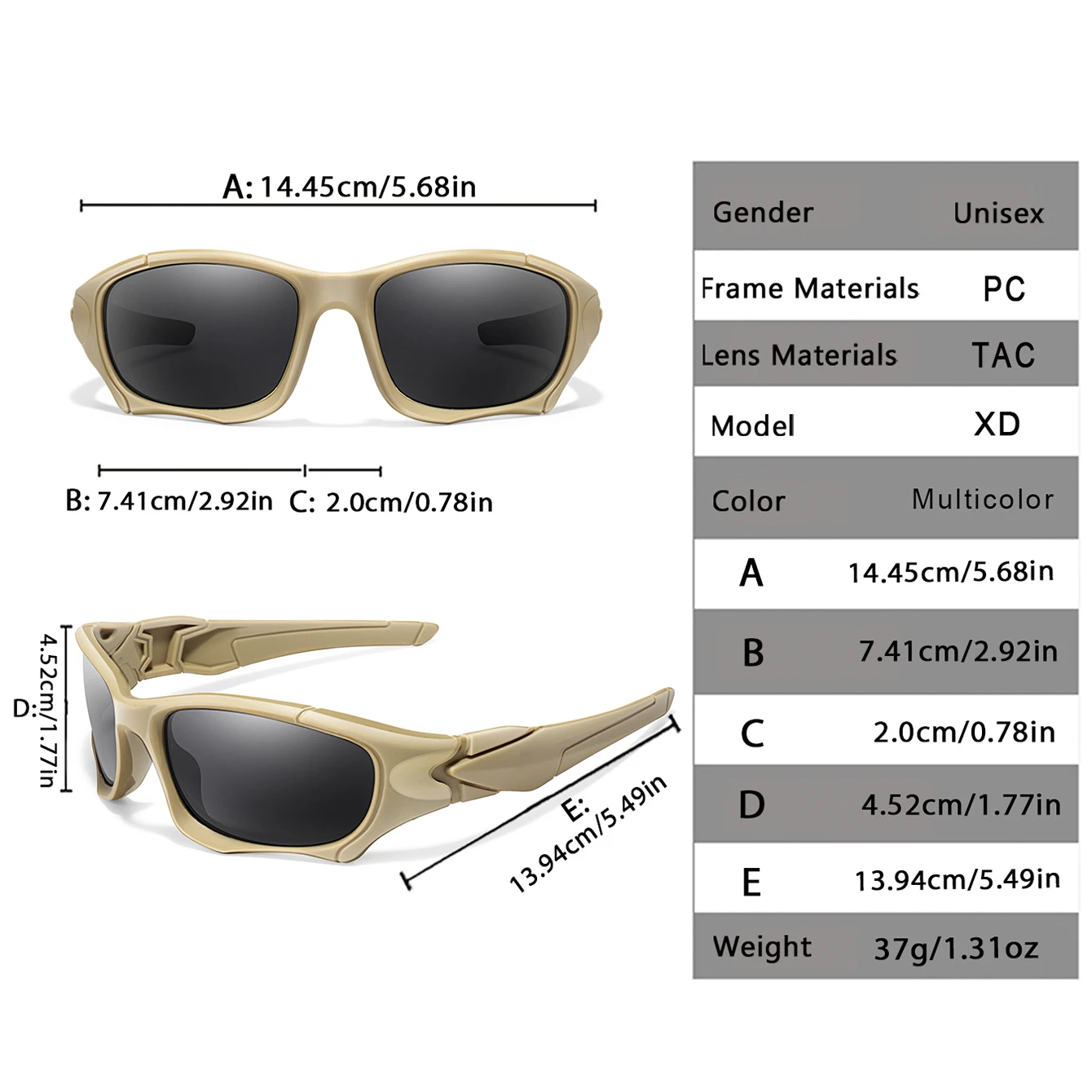 3 Pairs Polarized Fishing Sunglasses for Men Women Classic Camouflage Shades UV400 for Outdoor Driving Cycling Hiking