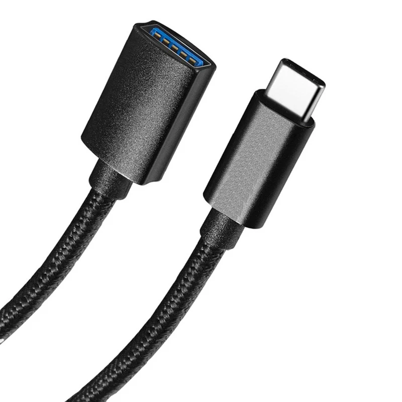 OTG Adapter 10Gbps Type C to USB3.2 GEN2 Connector for Xiaomi Samsung Huawei MacBook Pro Charging Data Extension Cable Converter