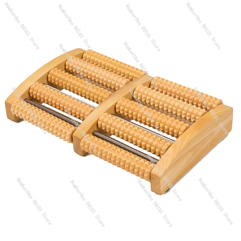 Foot Massage Device, Wooden Roller, Solid Wood, Small Leg Massage Device, Plate Massager