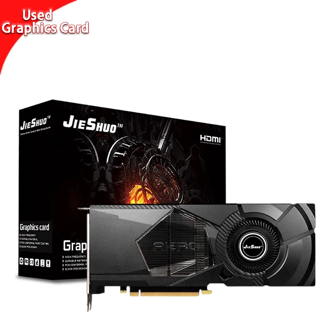 JIESHUO CMP 50HX 10GB tarjeta gráfica usada 5Gddr6 para caja de servidor ordenador GPU Nvidia Cmp de alta calidad