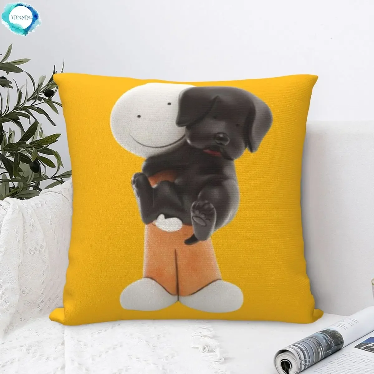 Doug Hyde Square Pillowcase Cushion Cover Comfort Pillow Case Polyester Throw Pillow cover For Home Sofa Living Room