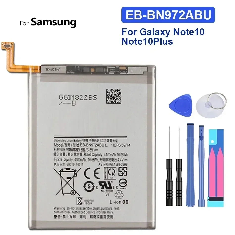 EB-BN970ABU EB-BN770ABY EB-BN985ABY แบตเตอรี่สําหรับ Samsung Galaxy หมายเหตุ 10 Lite Plus Note10 Lite Note10 Plus/X NoteX Note20 Ultra