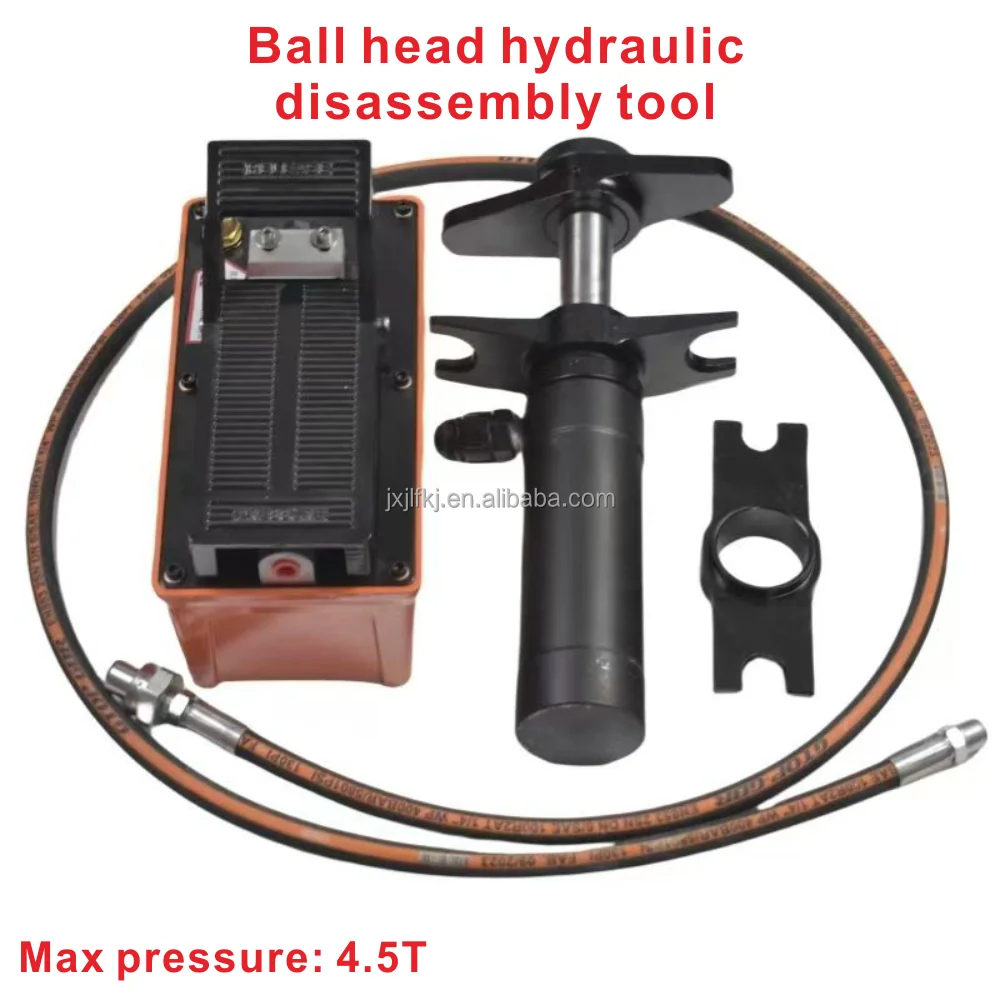 Deeleap 4.5T Steel Air Hydraulic Ball Joint Extractor Tool Efficient Removal With Conic Bolts Jack