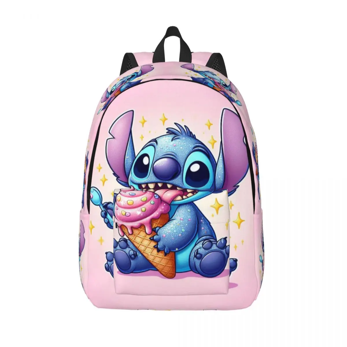 

Custom Lilo And Stitch Laptop Backpack Men Women Basic Bookbag for School College Students Cartoon Cute Bags