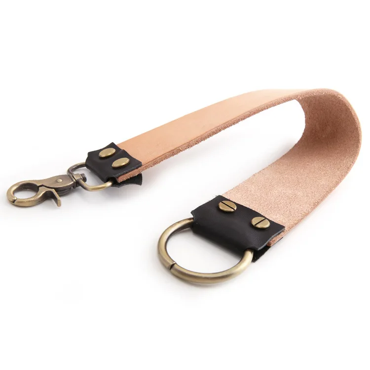 Genuine Leather Sharpener Strop Strap Barber Straight Belt Folding Knife Knives Shave Sharpener Sharpening Belt