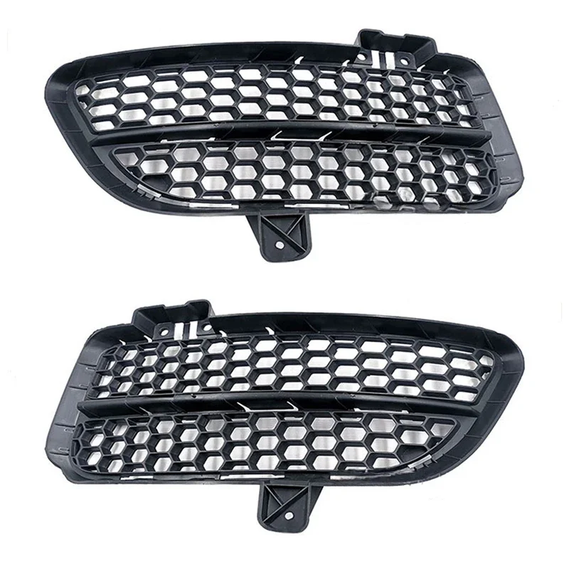 Auto Front Bumper Fog Light Cover Bumper Lower Grille For VW Touareg 2007 2008 2009 2010 7L6853665B 7L6853666B