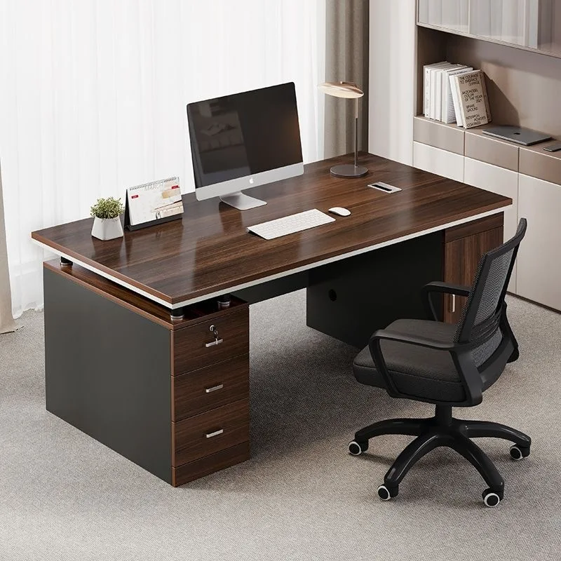 Unit Computer Desk Desktop Simple Modern Desk and Chair Combination Office Staff Boss Desk