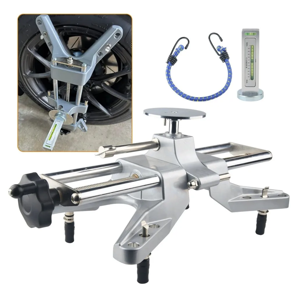 Hot Sale Upgraded Wheel Alignment Clamp Kit, 4 PCS Aluminum Alloy Camber Tool with Magnetic Base for Sedan SUV, Fits 11-25