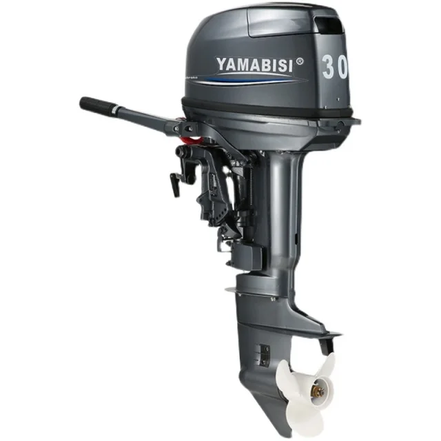 Customizable New 2 Stroke 30HP Yamabisi Marine Aluminum Alloy Outboard Motor Model T30 Manual/Electric Boat Engine