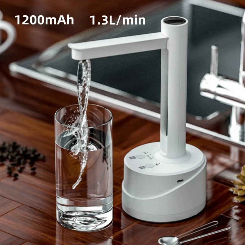 

Electric Wireless Pumping Water USB Charge Portable Water Dispenser For 5 Gallon Bottle With Extension Hose Barreled Tools