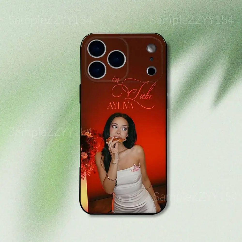 아이리바 인 리베 가수 아이폰 케이스 (아이폰 17, 16, 15, 14, 13, 12, Pro, Max, Plus, E, SE4, Air, Mini) 블랙 소프트 펀다