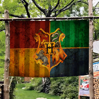 Movie Harry Potter HP Large Size Flags Printing Patterns Interesting Birthday Party Decorations Banner