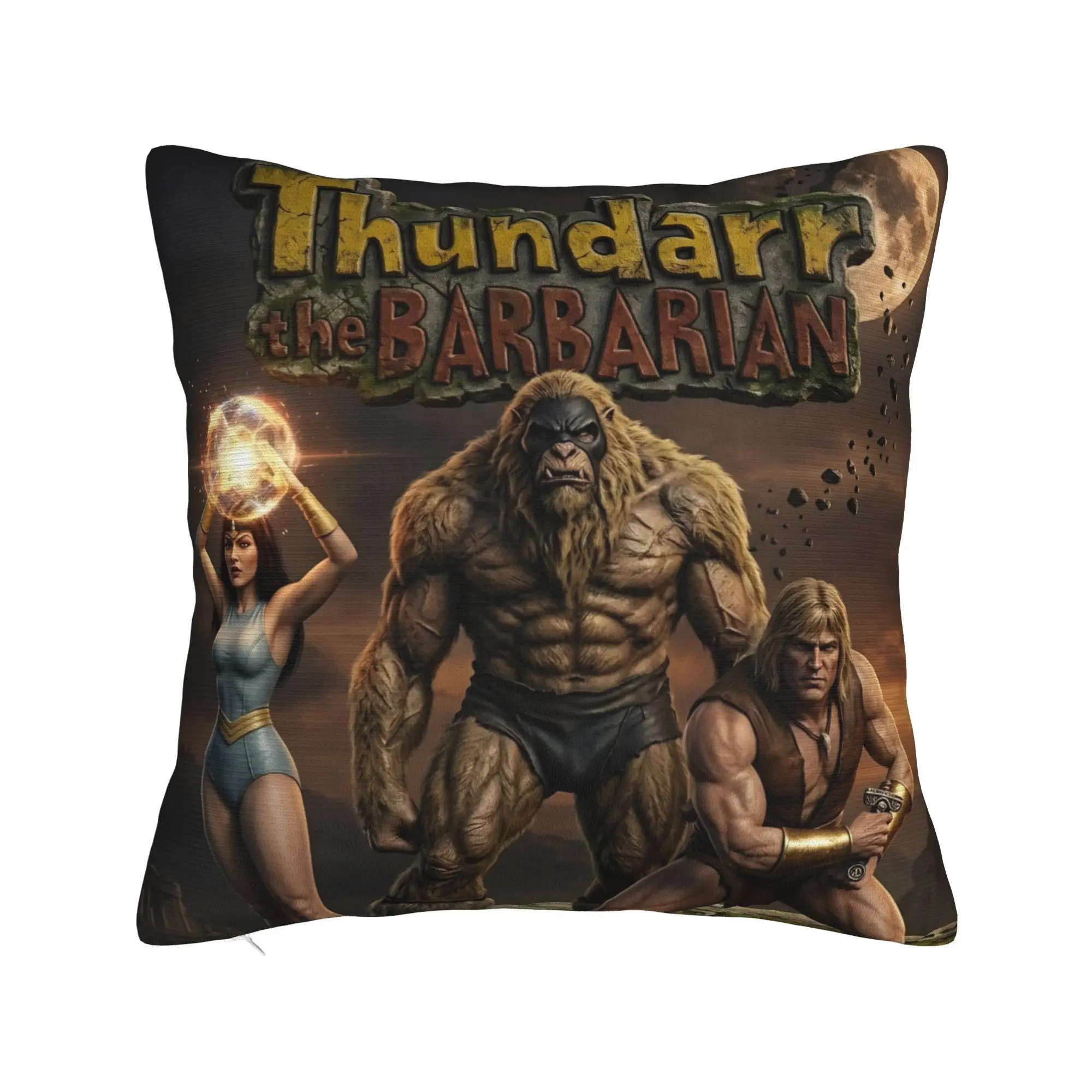 Thundarr The Barbarian Pillowcases Accessories Printing Cushion Cover Decoration  Throw Pillow Case Cover Home Multi Size