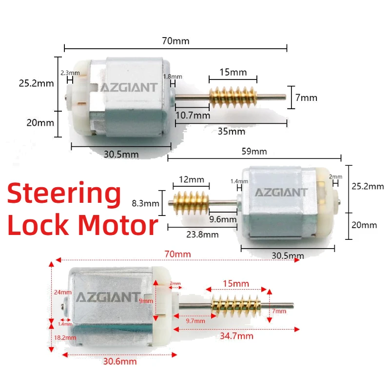 

FC-280SC-18180 двигатель постоянного тока для Mazda 12 В, автозапчасти, аксессуары, двигатель блокировки рулевого колеса для Mazda 3/6/6 GJ MK3 CX-3, JJ001-01467