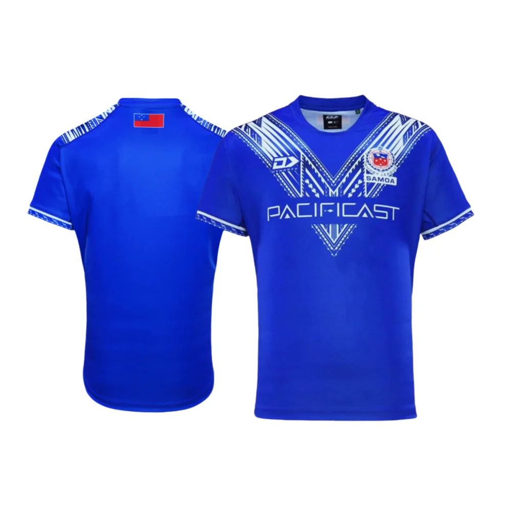 

NEW Toa Samoa RL 2023-24 Mens Replica Home Jersey Rugby League by Dynasty