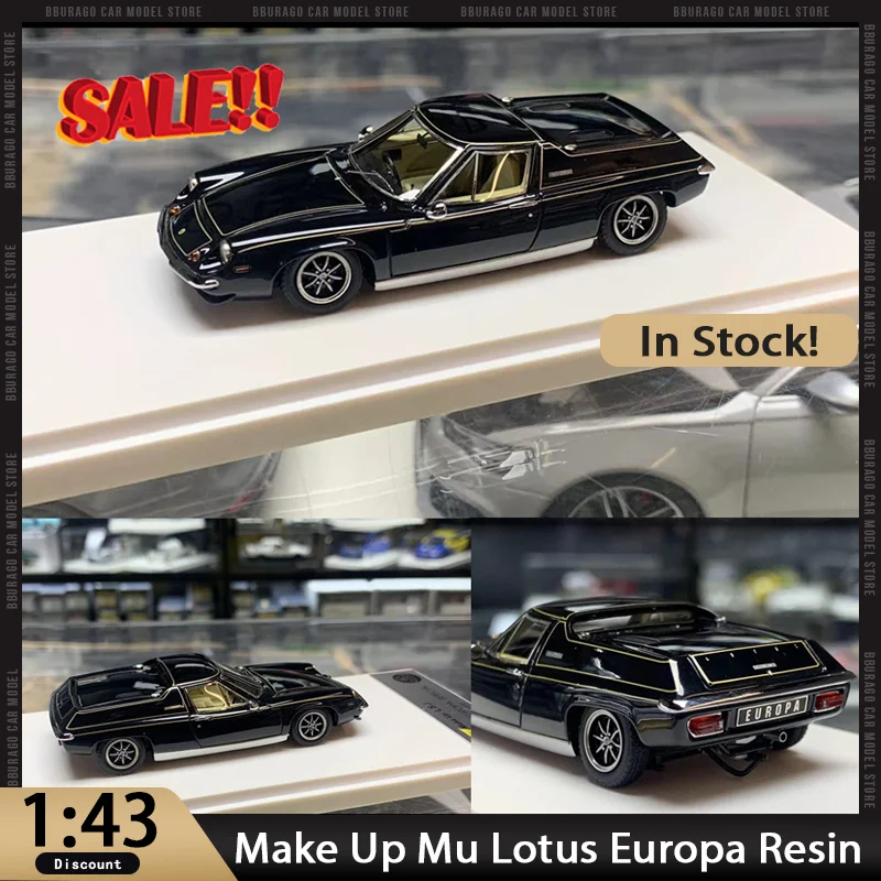 جديد في المخزون يشكلون Mu 1:43 لوتس أوروبا الراتنج نموذج Mu مصغرة دييكاست الحلي أوروبا مخصص لعب الاطفال هدية الكريسماس