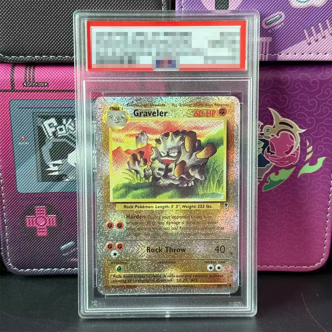 

Коллекционная карточка DIY Proxy 2002 Legendary Collection P.M. # 44 карточки GRAVELER-Reverse Foil, классифицированные по рейтингу, PTCG, аниме-подарок, классическая игрушка