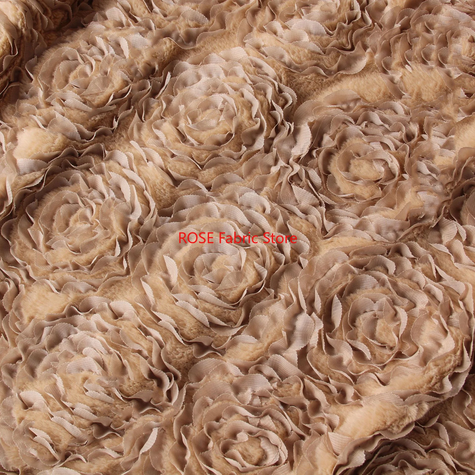 

1-ярдовая текстурированная ткань с вышивкой лепестков розы, подушка, пальто, платье, дизайнерская ткань для шитья