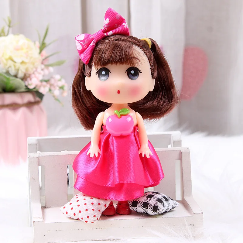 12cm cute mini doll pendant, children's toy, birthday gift
