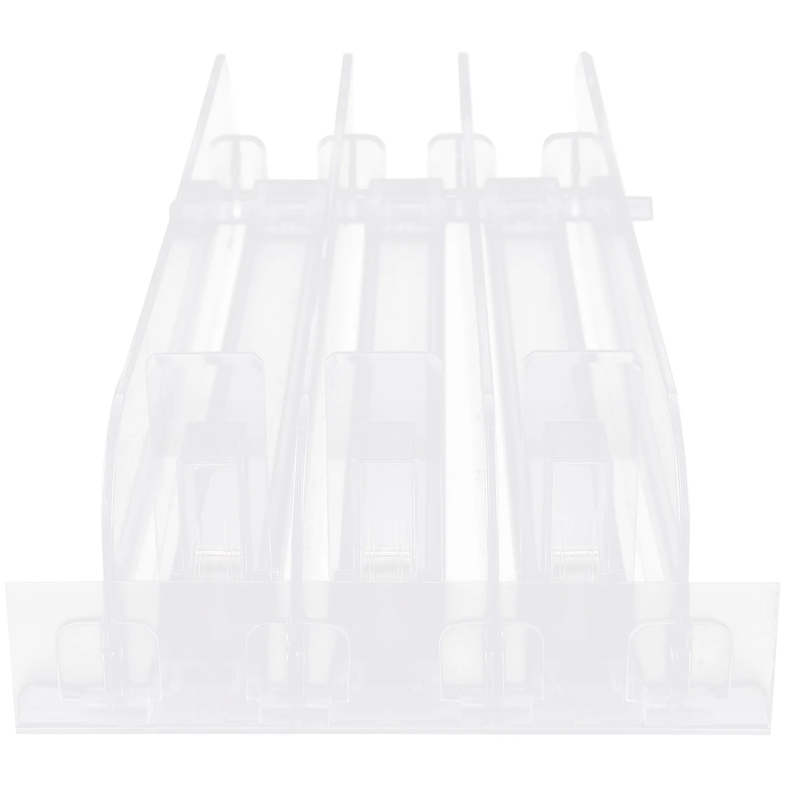 

3pcs Shelf Pusher 35cm Plastic Compact Design Self Pushing Drink Organizer Refrigerator Sliding Tray Soda Dispenser Fridge