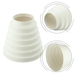 1pc Pipe 80/100/130/140/150mm Duct Reducer Extractor Fan Pipe Connector ABS Plastic Connection With Round Air Ducts Accessories