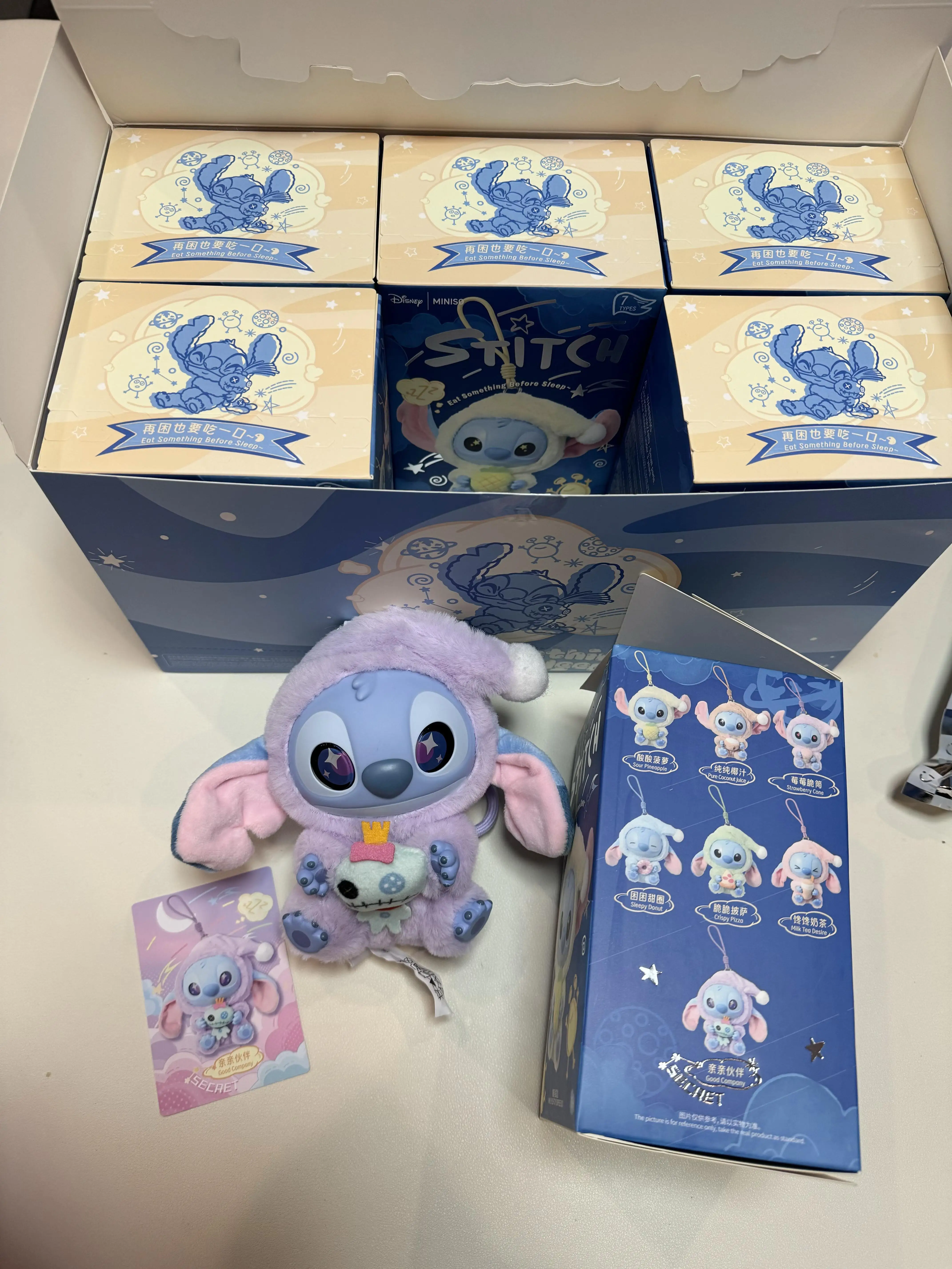 Disney Stitch-serie blinde dozen, pluche poppenhangers, schattige poppendecoraties, de eerste keuze om cadeau te geven