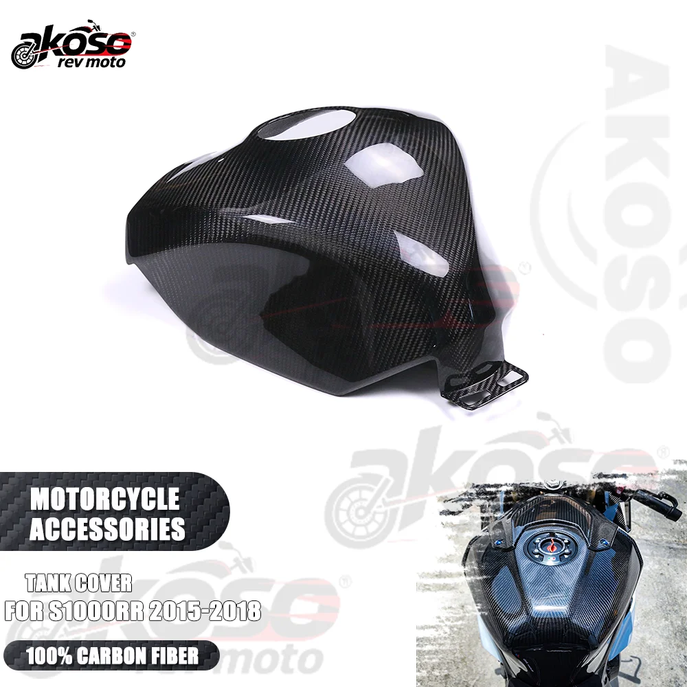 

Gas Tank Cover Parts Motorcycle Modified For BMW S1000RR 2015-2018 Supplies Accessories Fuel Filler Cap Real 3K Carbon Fiber