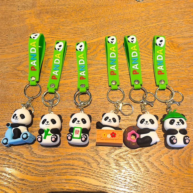 

Panda Doll Cultural and Creative Gift with Handheld Key Chain for Friends, Chengdu Souvenir with Packaging