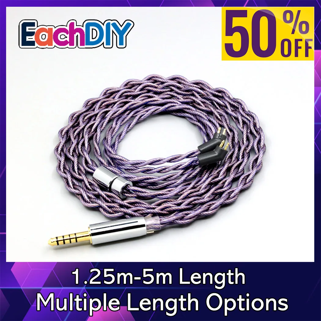 

Кабель для наушников Type2, 1,8 мм, 140 жил, 7N OCC, для наушников Etymotic ER4B, ER4PT, ER4S, ER6I, ER4, 2-контактный, 1,8 мм, LN007860