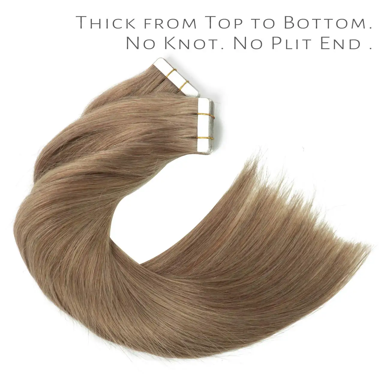 Remy Tape In Human Hair Extensions Natuurlijke Balayage Pu Huid Inslag 100% Echte Maagdelijke Menselijk Haar Kleur #6 Medium Bruine Dubbele Zijde