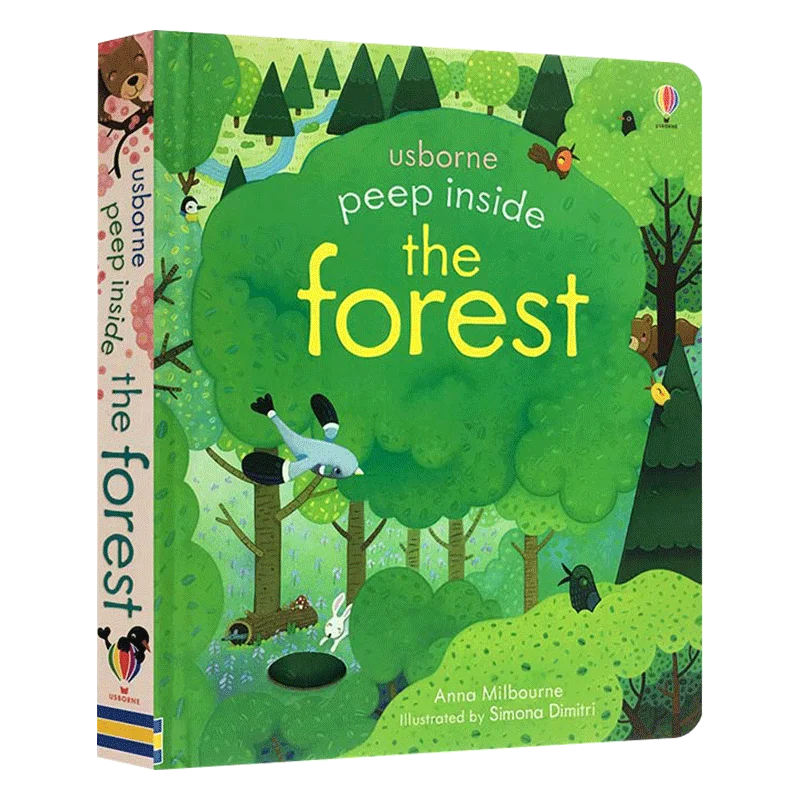 

Usborne Peep Inside The Forest, Children's books aged 3 4 5 6, English picture books, 9781474950817