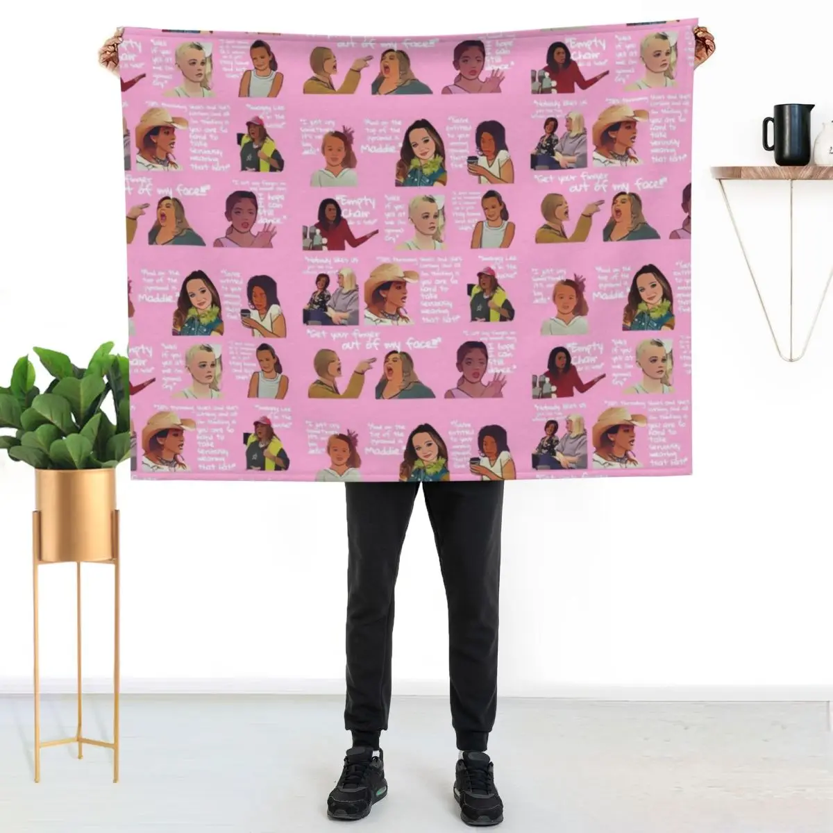 

Dance Moms Quotes Throw Blanket Portable Lightweight Blanket for Travel Camping