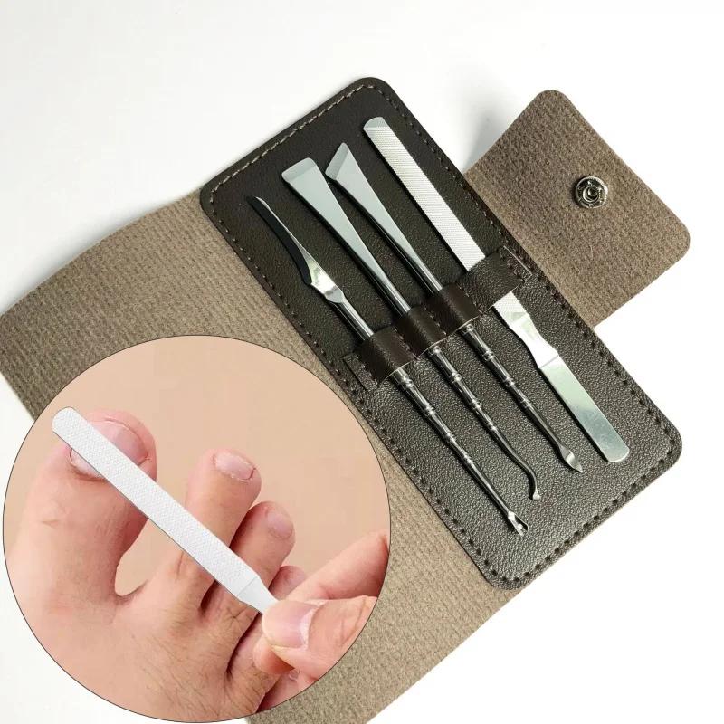 مجموعة باديكير عالية الجودة - مزيل مسامير القدم والجلد الميت للكعب، العناية بالقدم الناعمة، سبا منزلي أساسي #2