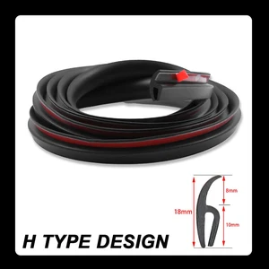 SEAMETAL-Car Windshield Painel Molding Seal Strip Adesivo, Dustproof Rubber Sealing Strip, Auto Painel pára-brisa, 2m 10 principais vendas adesivo saveiro cross - №2