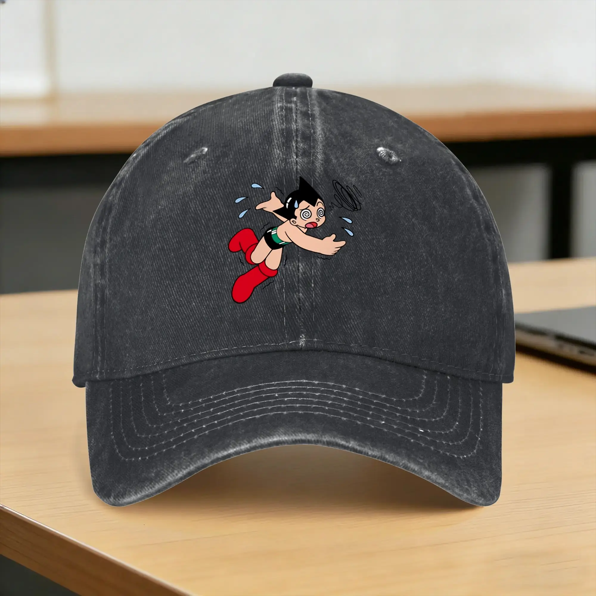 Summer Astro Boys Baseball Cap Sun  Hot Sale Print Washed Trucker Hat Unisex Men Fashion Hiking Fishing Baseball Caps