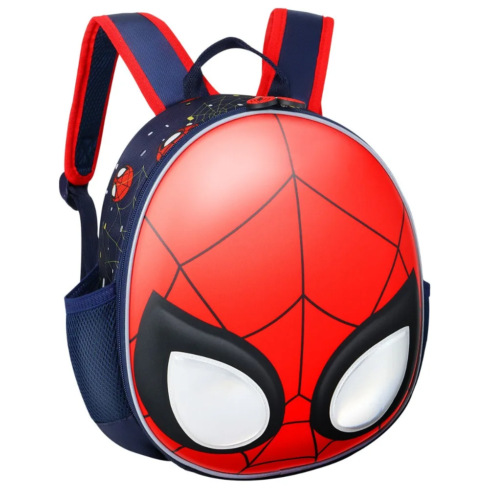 New Spider-Man Children's Schoolbag Kindergarten Boys Cartoon Fashion Fun Eggshell Design Comfortable Large Capacity Backpacks