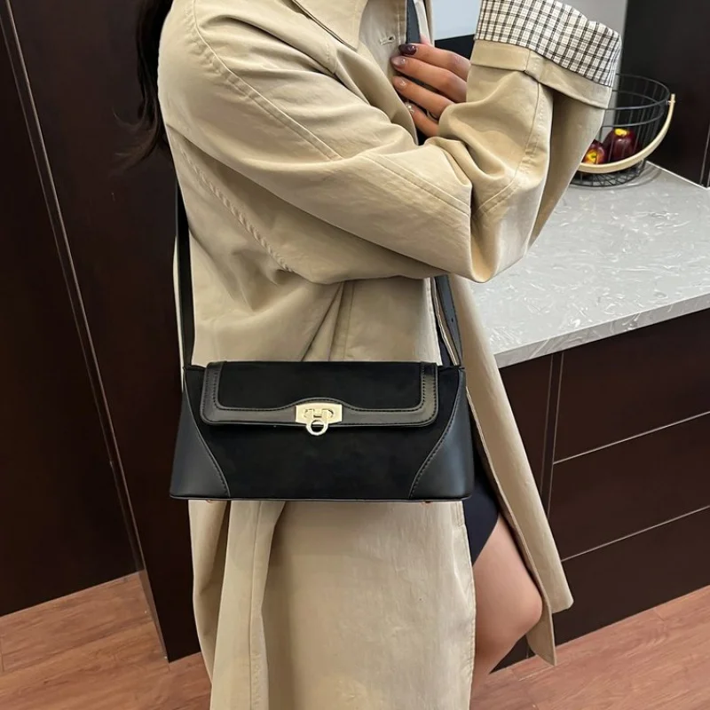 حقيبة كروس نسائية فاخرة مصنوعة من الجلد الطبيعي تتميز بكلاسيكي شعبي أنيق وراقي #4