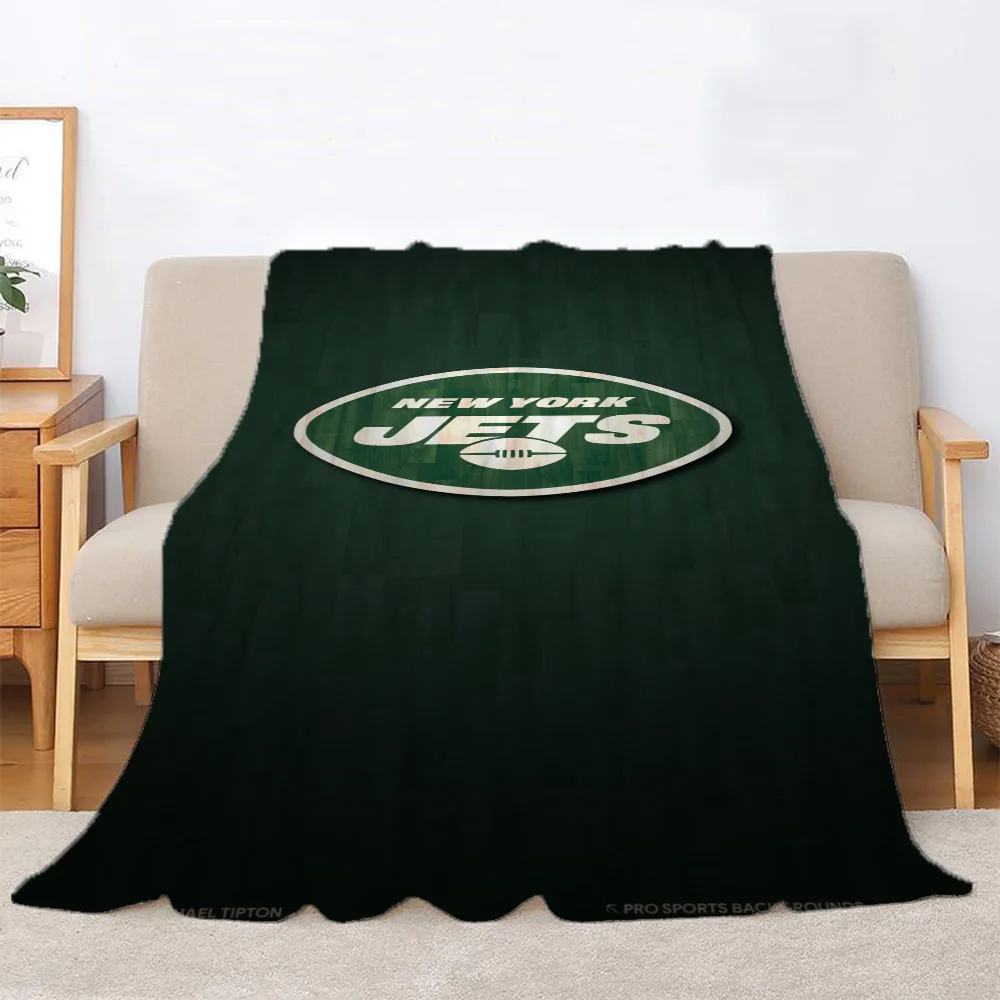 New-York-Jets Throw Blanket 150x200 Fluffy Soft Blankets for Adults Knee Blanket King Size Bed Blankets and Throws Beach Towel