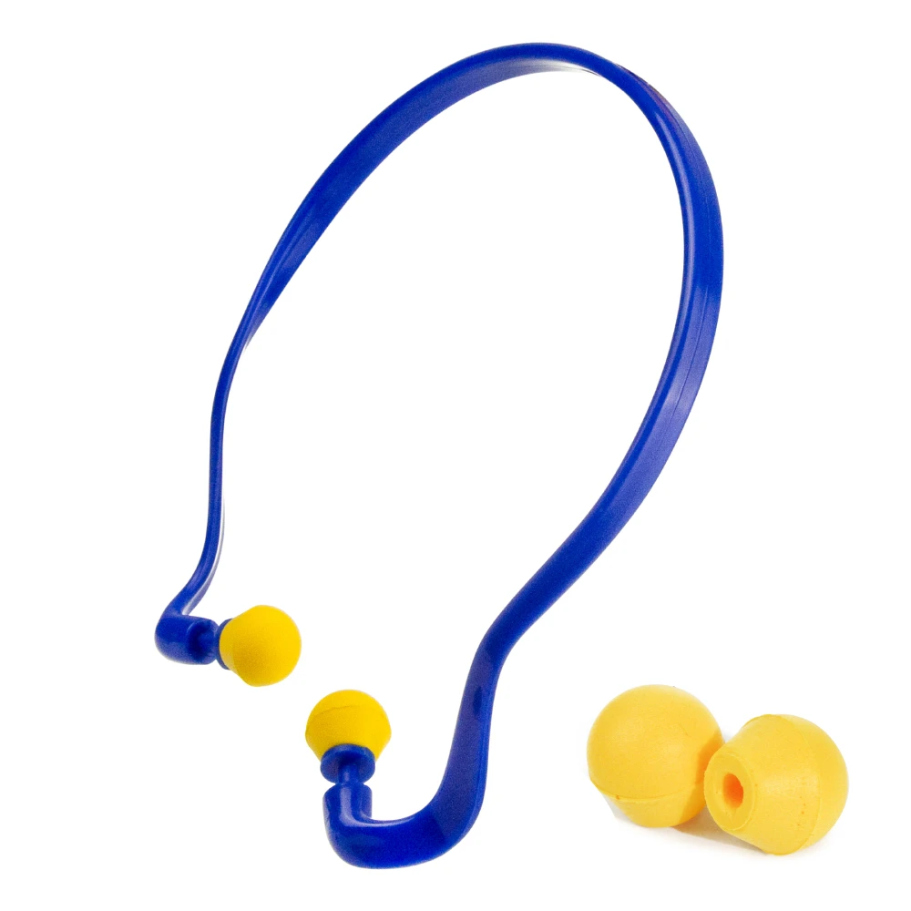 1/5/10PcsSoft Silicone Head-mounted Earplugs Blue Yellow Protector Anti-Noise Earmuff Sleeping Working Noise Reduction Ear Plugs