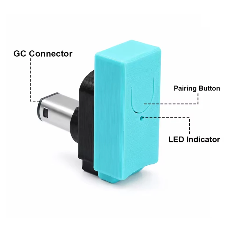 NEW WavePhoenix Wireless Receiver For Nintendo WaveBird Controller Adapter Compatible With GameCube & Wii (RVL-001)
