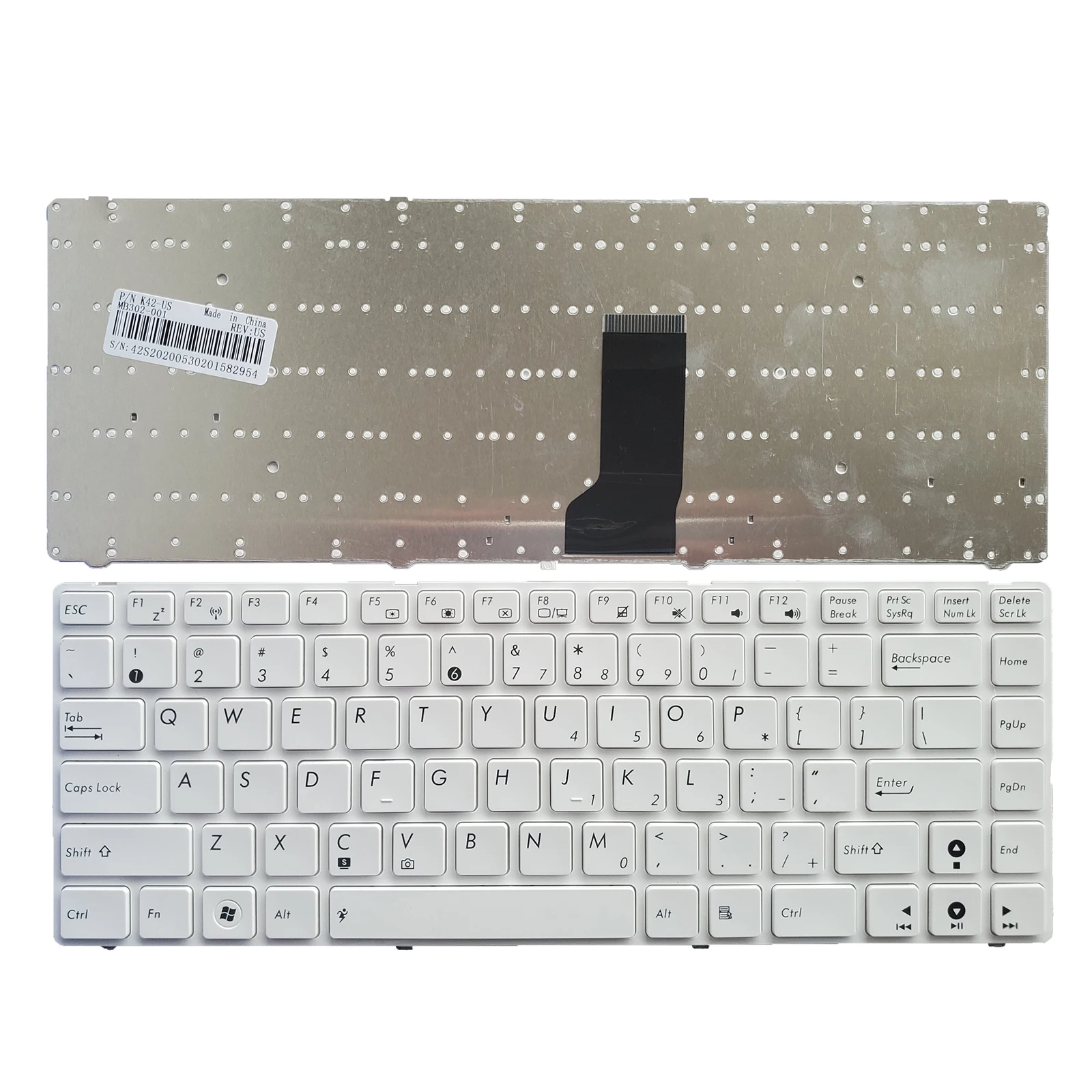 

US Laptop Keyboard for ASUS N82N82JQ N82JG N82JV A42 K42D K42J A42J K42F
