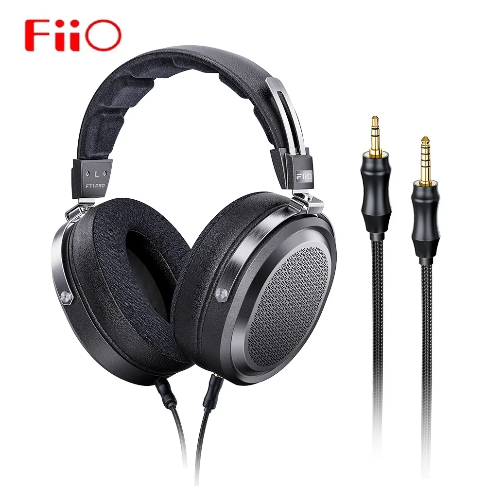 FiiO FT1 Pro Open-Back Planar Magnetic Wired HiFi Headphones for Home, Studio, Recording, High Sensitivity