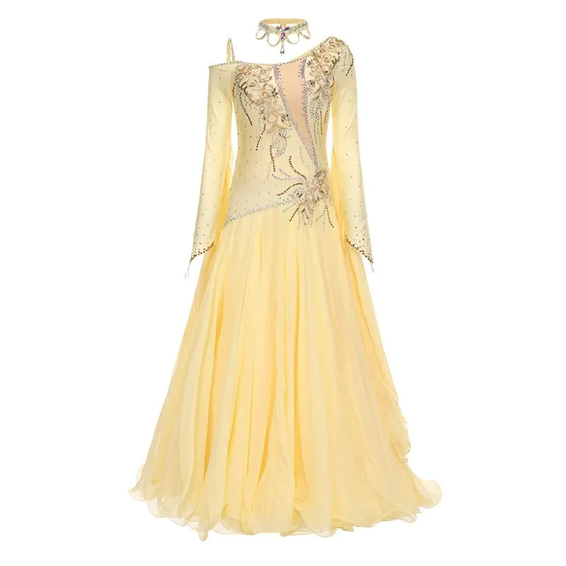 

Modern Dance National Standard Performance Competition Dress Waltz Modern Dance Dress Social Dance Team Dress
