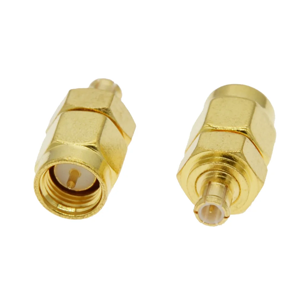 100pcs/lot 4 Types SMA To MCX Coax Connector SMA Male/ Female To MCX Male/Female RF Coaxial Adapter Gold Plated 50 ohm