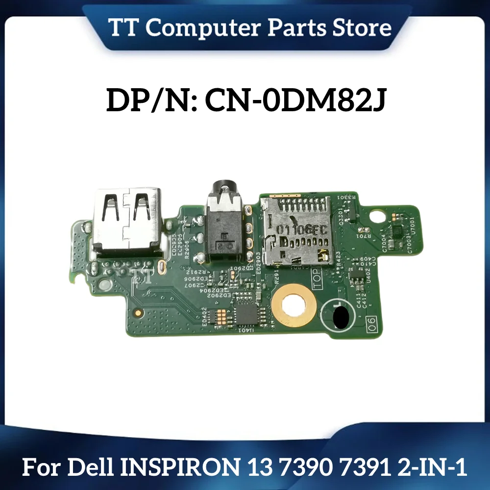 

TT новый оригинальный для Dell INSPIRON 13 7390 7391 2 в 1 USB аудио плата ввода-вывода DM82J 0DM82J CN-0DM82J тест хороший Бесплатная доставка